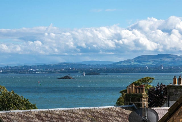 On a clear day, new owners can enjoy views of Edinburgh across the Forth.