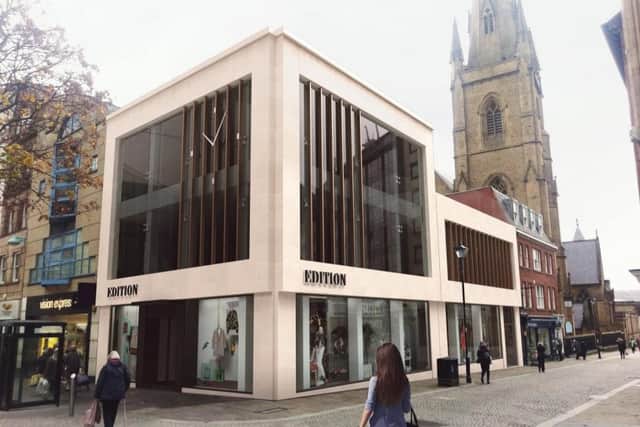 An artist's impression showing how the revamped former Next building will look. Picture: Pearce Bottomley Architects
