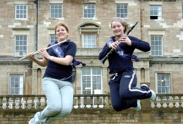 Sam Tather and Catherine Finnegan, staff at Hickelton Hall back in 2007.