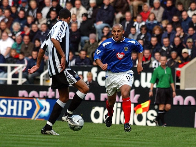 Quashie spent five years at Fratton Park and helped the club reach the Premier League in 2003. The resulting season saw Quashie become a mainstay in the side that finished 13th in the league. The former Scotland international scored 14 goals for the club before following Harry Redknapp to Southampton in 2005.