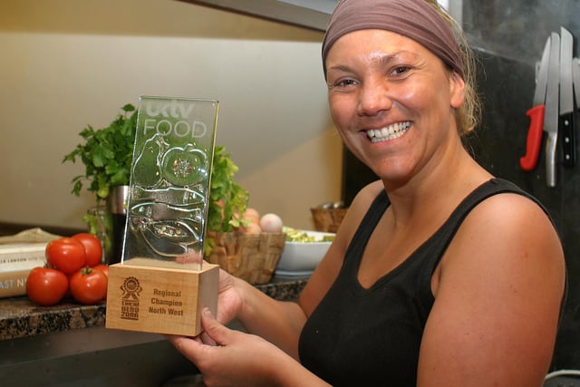 Hannah Critchlow of the cafe on Terrace Rd, was the winner of the North West region of a national cookery competition in 2006