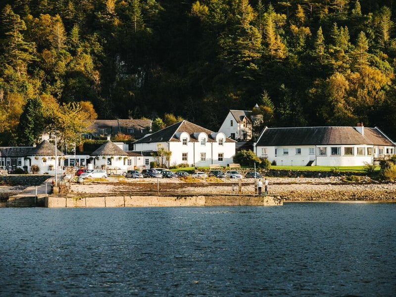 The Pierhouse Hotel sits on the beachfront in the pretty fishing village of Port Appin, north of Oban on the banks of Loch Linnhe. Enjoying stunning views over the sea loch, it also boasts an award-winning seafood restaurant.