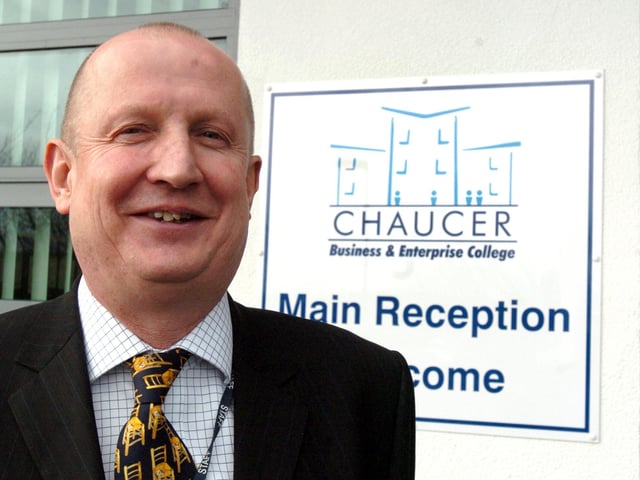 Chaucer School headteacher Steve Robinson