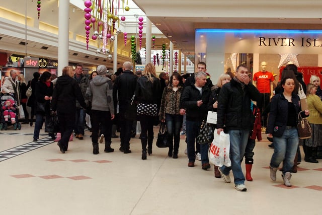 There were bargains to be had and these shoppers were on the lookout for them on Boxing Day in 2010.
