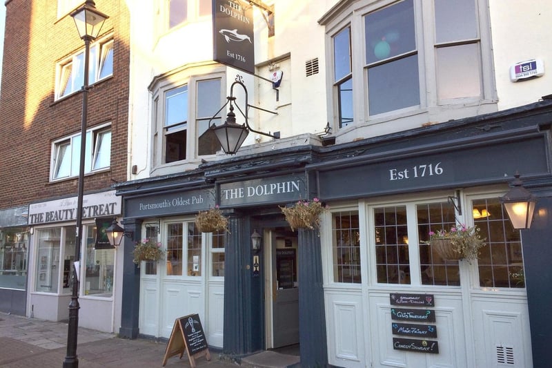 The Dolphin in High Street, Old Portsmouth, PO1 2LU.