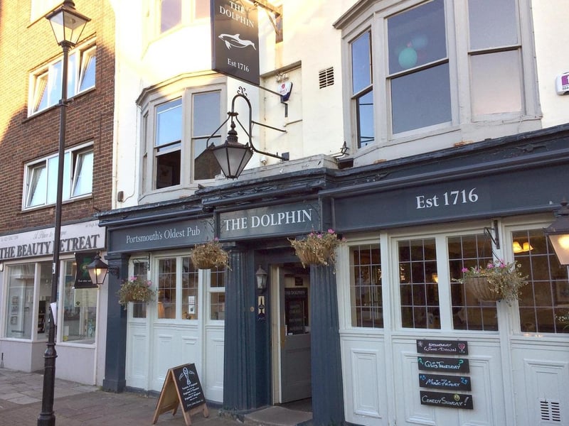 The Dolphin in High Street, Old Portsmouth, PO1 2LU.