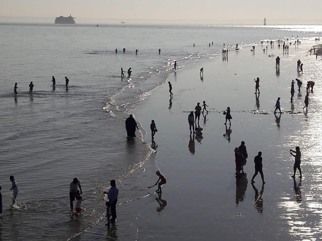 Summer days at Southsea beach seem like a very distant memory. Here's a calm snapshot of one such day - a photo Victor is rightly proud of.