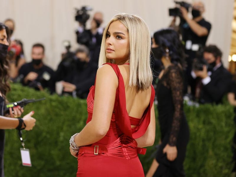 This year saw a number of social media influencers be invited to the event, including TikTok star Addison Rae, who wore a Gucci by Tom Ford vintage red gown.