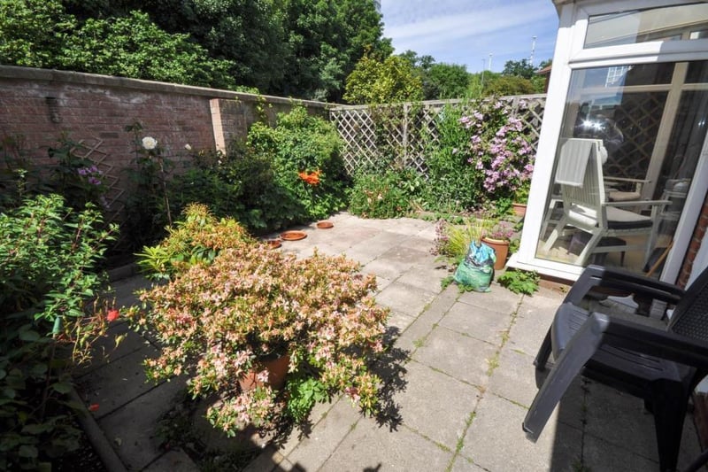 Along with the spacious three-bed house, the property also boasts a garden for catching some sun on a summer's day.