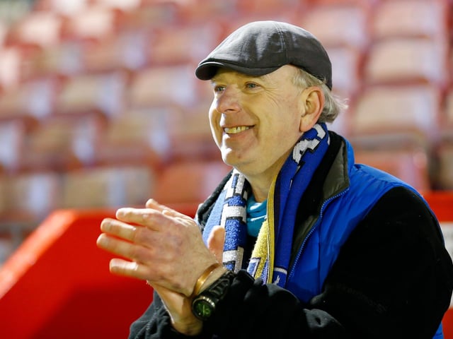 Mansfield Town fans at Crawley Town FC.