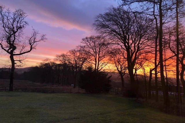 Penelope Kimber took this Edinburgh sunrise picture just a week ago.