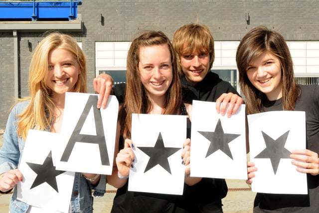The GCSE results are in and these students from Whitburn School are all smiles.