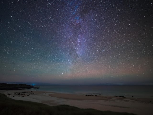 Coll is the only island in the UK to be named an International Dark Sky Community.  The Coll Bunkhouse runs ‘Coll and the Cosmos’ astronomical adventures, with the next one due to  take place in early March 2021, pandemic permitting.