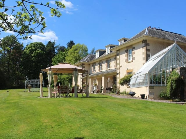 The house is surrounded by approximately 9.8 acres of land and includes over 0.5km of the River Nairn, which provides great opportunities for sea trout and salmon fishing