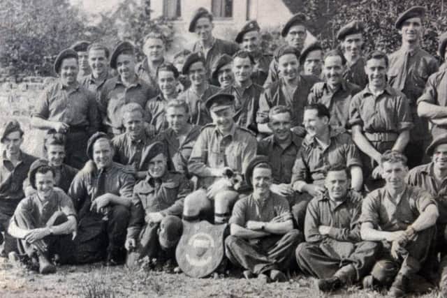 Cyril Elliott, pictured with his Platoon. Picture: NSST-27-11-20-Elliott 10-NMSY