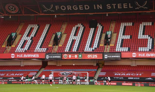 Bramall Lane, the home of Sheffield United. (Photo by Stu Forster/Getty Images)