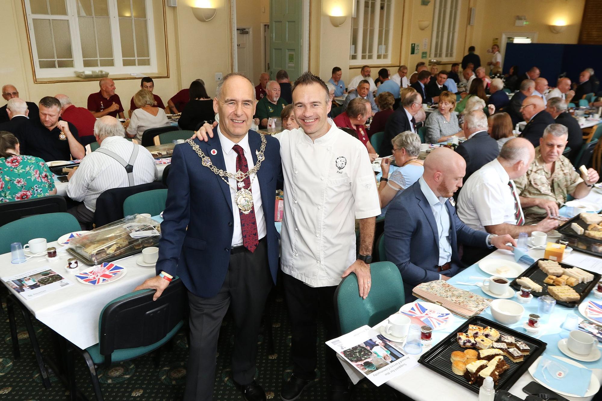 Mayor Tony Eaton and his wife Julie hosted the successful event, with the help of chef Paul Deehan.