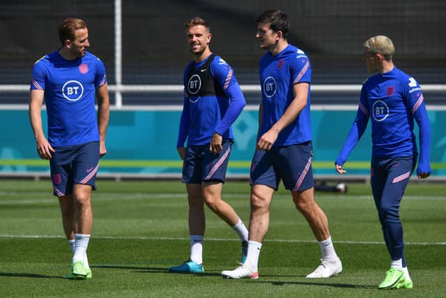 Harry Maguire has declared himself fit and available for England’s eagerly-anticipated European Championship clash with Scotland.