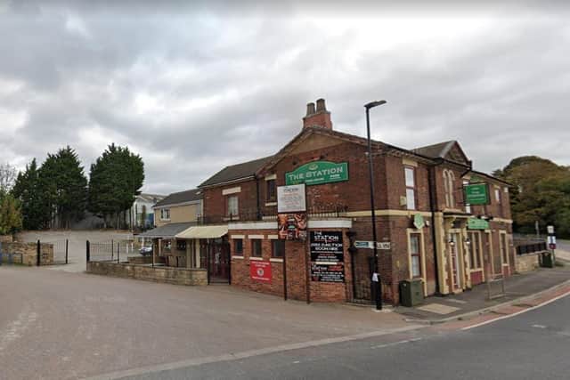 A man was pronounced dead outside the Station pub in Kiveton Park this evening
