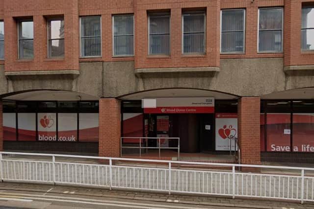 Sheffield Blood Donor Centre is open six days a week. Picture: Google