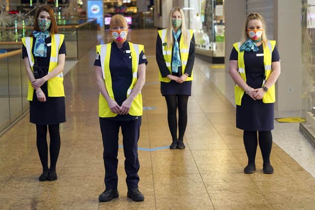 Meadowhall staff prepared to reopen on Dec 3rd. Picture Scott Merrylees