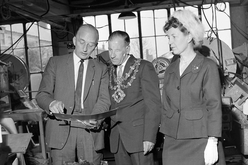 A visit by then mayor, George Carter, in 1967.