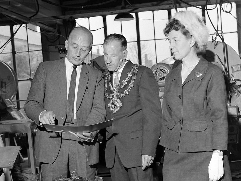 A visit by then mayor, George Carter, in 1967.