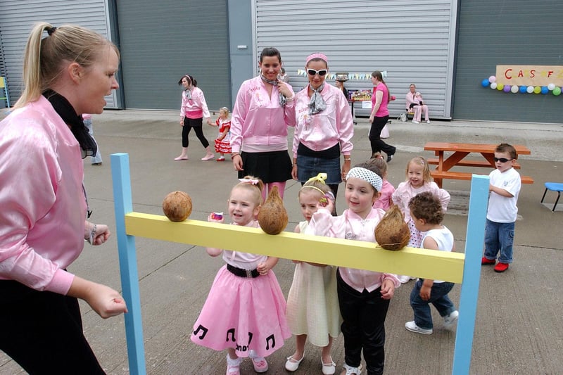 It's a prom with a difference for these Springboard Nursery children who held theirs in 2007 with a Grease theme.