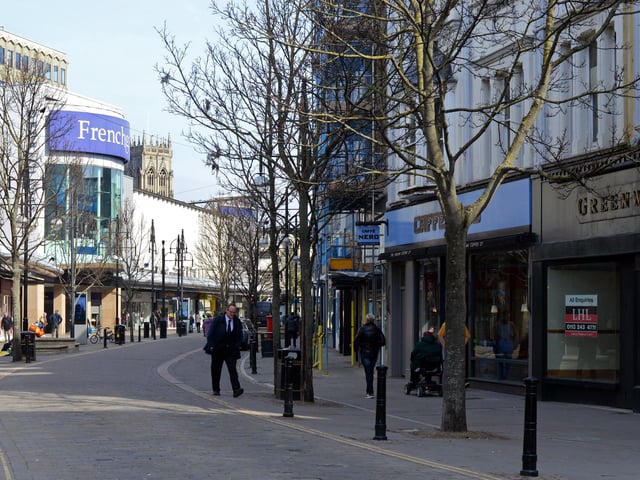 St Sepulchre Gate, Doncaster. Picture: NDFP-24-03-20 Donc Town 10-NMSY