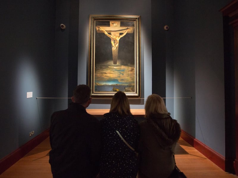 Salvador Dali’s painting ‘Christ of Saint John of the Cross’ will only be available to view until Wednesday 9 August before the artwork goes on loan.