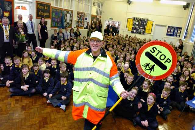 John Plumb was the toast of the school after winning the Sunderland School Crossing Patrol of the Year 2010 title. Remember this?