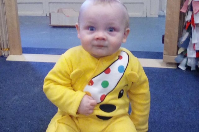 Baby Pudsey at Little Learners Nursery.