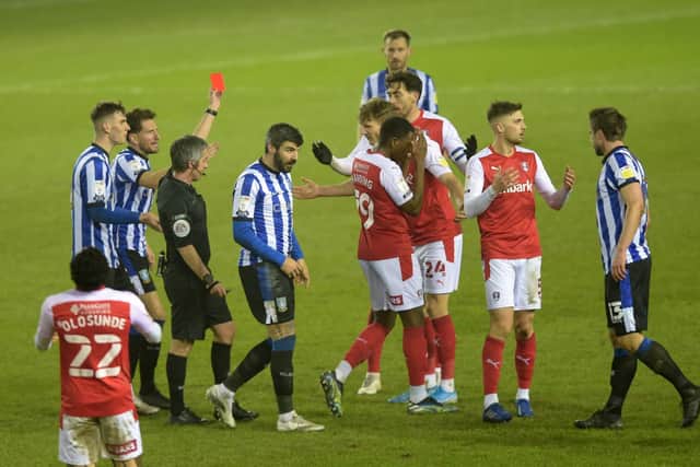 Sheffield Wednesday and Rotherham United are both battling it out to stay up in the Championship. (Pic Steve Ellis)