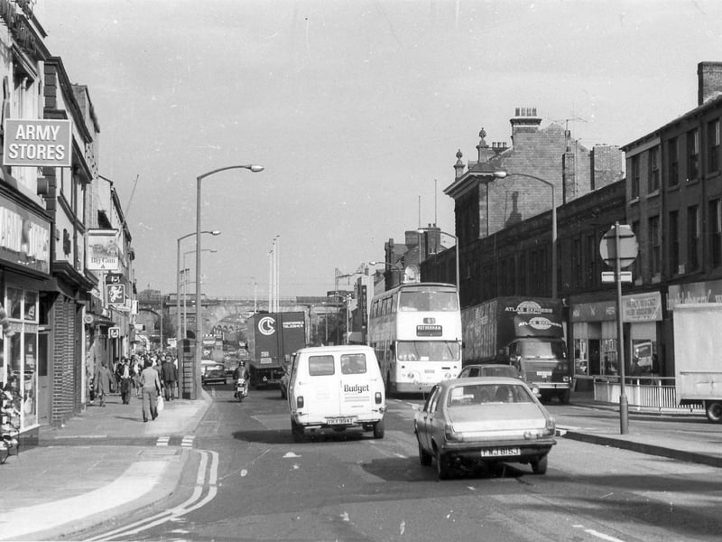 The Wicker, Sheffield, with the Famous Army Stores on the left