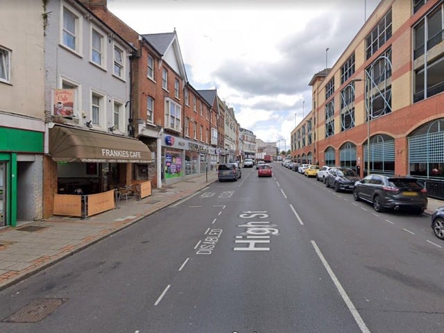 Aldershot, which is in the Rushmoor council area. This borough has seen 27 confirmed Omicron cases and 14 suspected cases, so 41 in total, putting it 260th in the national list