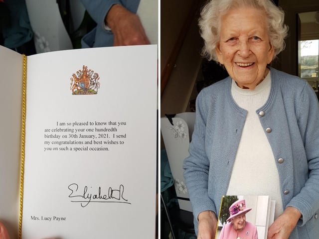 Kathryn Norton, said: "My Auntie Millie is 100, received her card from the queen too."