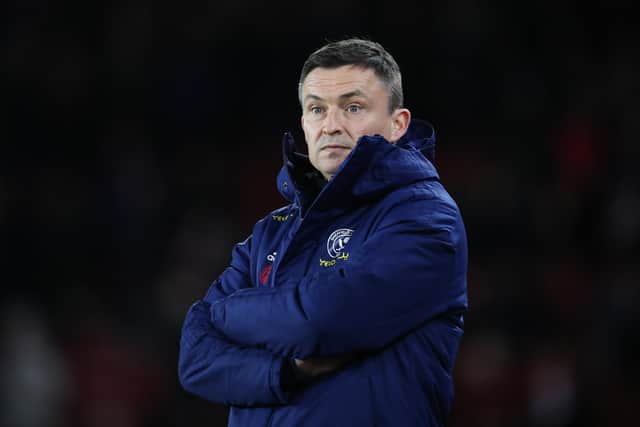 Paul Heckingbottom, the Sheffield United manager: Isaac Parkin / Sportimage