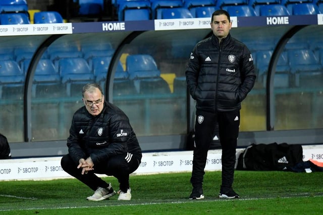 Humility is a common theme that runs throughout Bielsa's tenure, and nothing exemplifies his humble nature more than his proclivity for hosting lengthy, extensive meetings with his coaching staff in a local branch of Costa Coffee in Wetherby, where he rents a small one-bedroom flat. It's understood that El Loco is a regular customer and has an open tab in the cafe that he pays on a monthly basis. (Photo by Peter Powell - Pool/Getty Images)