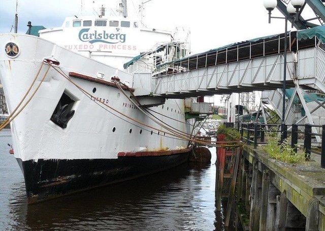 There's nothing that screams '1980s' quite like a party ship with a revolving dancefloor called the Tuxedo Princess. The boat was anchored at Broomielaw for a few years during the late 80s and early 90s before it set sail and returned to Newcastle.