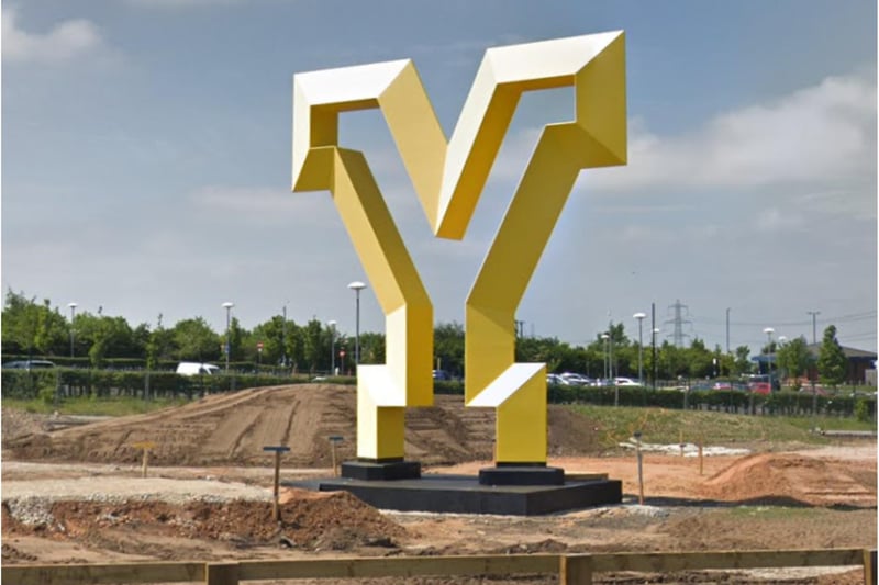 The Big Yellow Y Welcome To Yorkshire Gateway - it is certainly a striking entrance to Doncaster and Yorkshire, but it seems to have a lack of fans, being described as an 'eyesore,' 'monstrosity' and 'waste of money.'