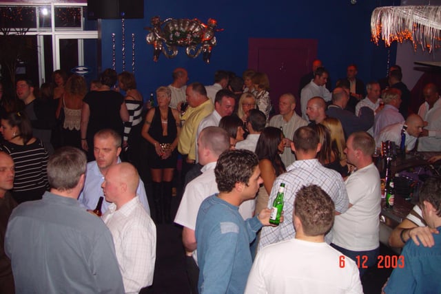 A busy night out in January 2004.
