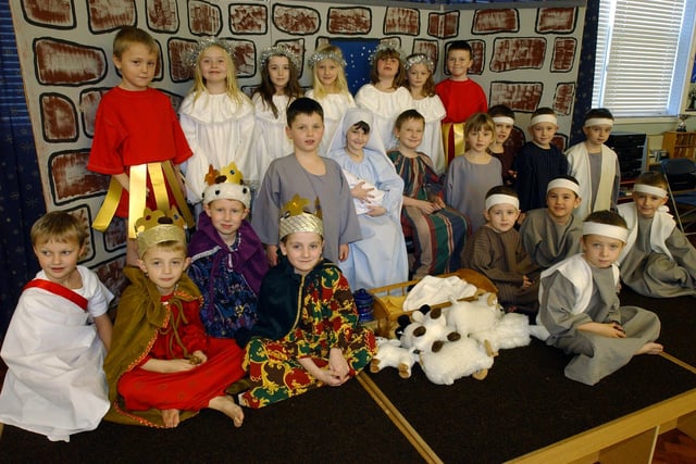 A reminder of the Highfield Infants School Nativity in 2008 which was called Jesus' Christmas Party.