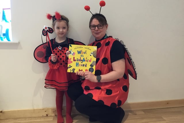 Children and staff dressed up as their favourite book characters
