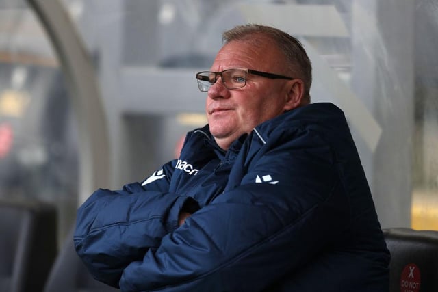 Gillingham boss Steve Evans admits he was almost forced into fielding his goalkeeper outfield during the FA Cup first round replay defeat at Cheltenham Town. The Gills have a growing injury list and were unable to fill their substitutes bench with a full quota of players. “We asked permission from the referee before the game that if we needed a fourth sub could we put Aaron Chapman out on pitch and Jamie Cumming in goal because in training you could see who would be the one who could play outfield if ever it was needed,” Evans told Kent Online. “That is how bad it has got. The referee thought I was joking before the game. He said the rules are he can come on and so we had a spare kit on the bench, for a goalkeeper.” (Photo by George Wood/Getty Images)