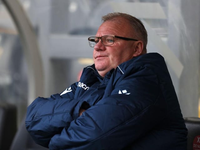 Gillingham boss Steve Evans admits he was almost forced into fielding his goalkeeper outfield during the FA Cup first round replay defeat at Cheltenham Town. The Gills have a growing injury list and were unable to fill their substitutes bench with a full quota of players. “We asked permission from the referee before the game that if we needed a fourth sub could we put Aaron Chapman out on pitch and Jamie Cumming in goal because in training you could see who would be the one who could play outfield if ever it was needed,” Evans told Kent Online. “That is how bad it has got. The referee thought I was joking before the game. He said the rules are he can come on and so we had a spare kit on the bench, for a goalkeeper.” (Photo by George Wood/Getty Images)