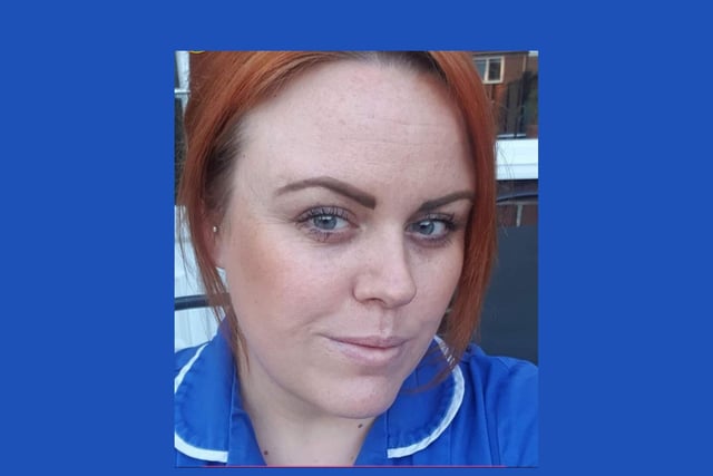 Kevin Smith: This is my amazing fiancee Carmel. She is doing a fantastic job. She has been risking her life with her colleagues at South Tyneside hospital everyday. So proud of her and the other nurses.