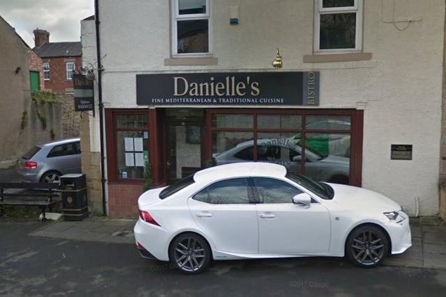 Danielle's Bistro in Hexham is ranked 15.