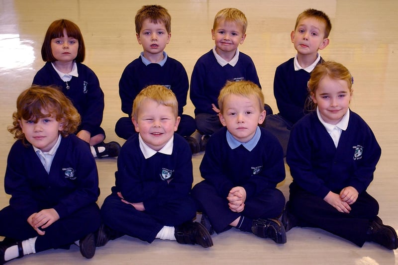 Great times at Greatham Primary School for these new starters. Is there a familiar face in this archive photo?