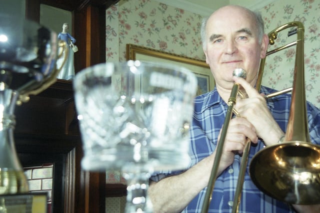 Trombone player Ray Chester, from Roker, who won the Most Outstanding Musician award in the BBC Big Band Competition in 2002.
