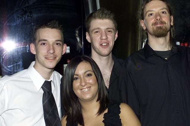 The Banus bar staff in 2004